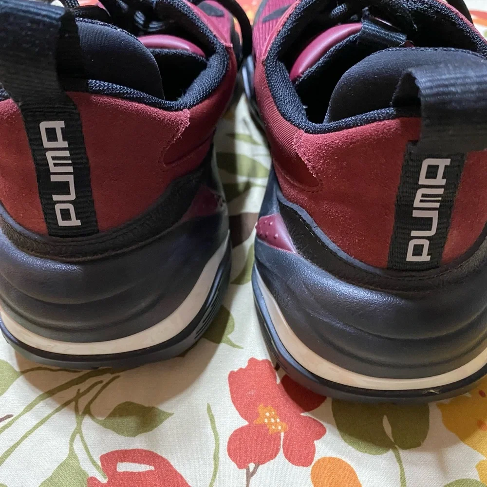 Puma Thunder Spectra Jr Boy Girl Kids Youth GS Shoes 368504 03 Burgundy Size 7 C